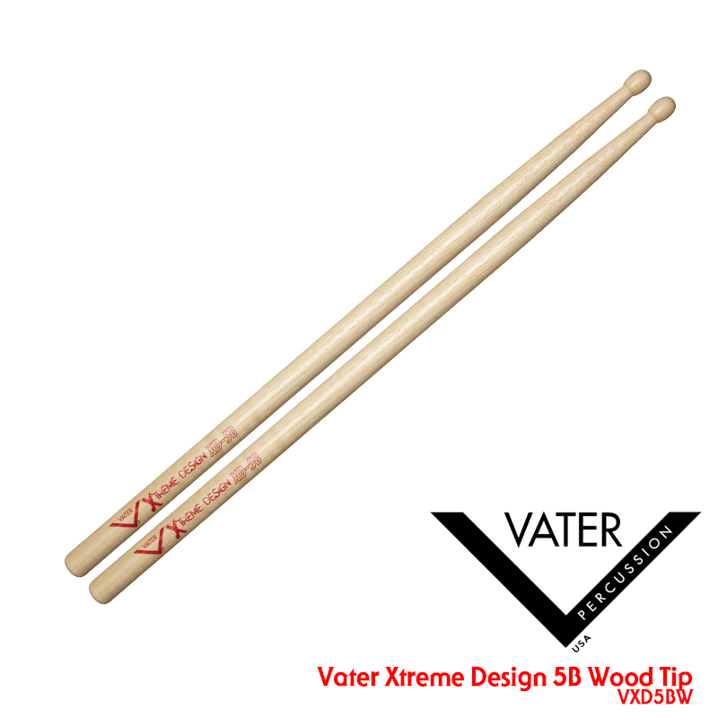 [★드럼채널★]  Vater Xtreme Design 5B Drumsticks -VXD5BW-